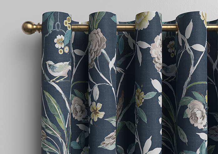 Abigail, Navy - Made to Measure Curtains - Image 12